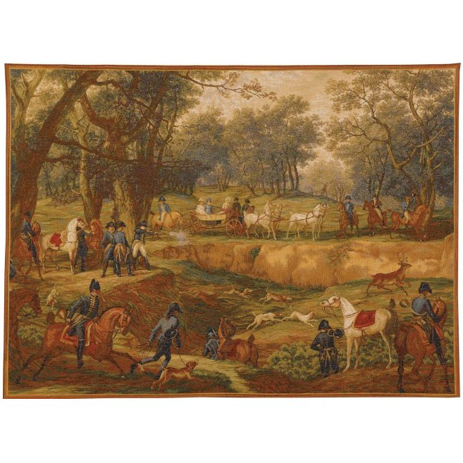 Art De Lys, Ref.9214; Napoleonian Hunt<br>110 x 150 cm - 43" x 59"