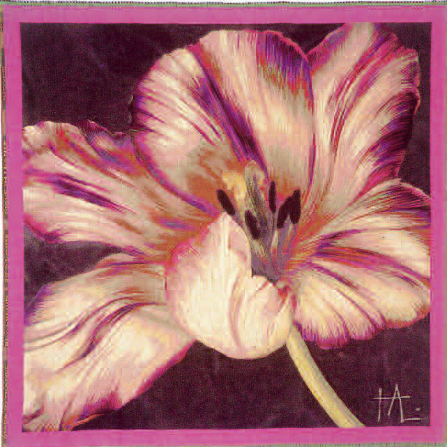 Art De Lys, Tulipe Ref. 9076<br>150 X 150 cm